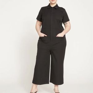 Kate stretch cotton twill jumpsuit Universal Standard L (22-24) NWT